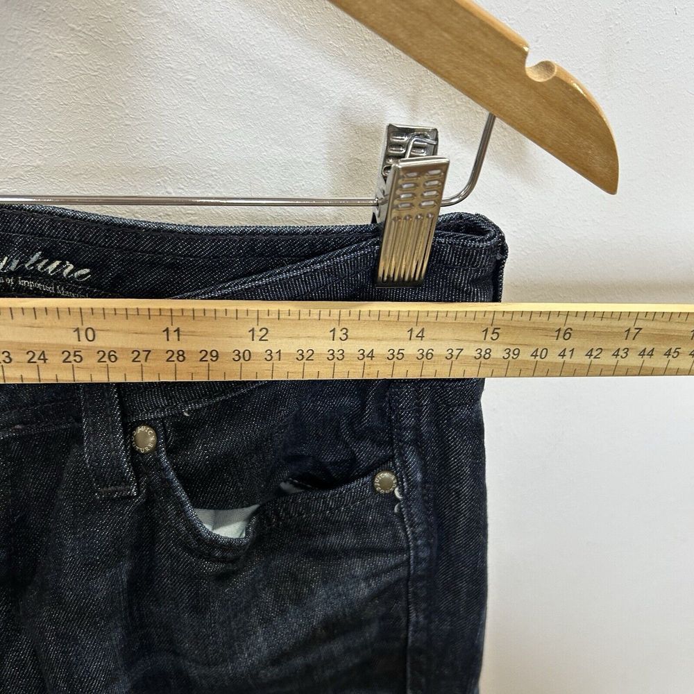 Juicy Couture Jeans Womens 28Blue Low Rise Dark Wash 5 Pocket - Picture 4 of 11